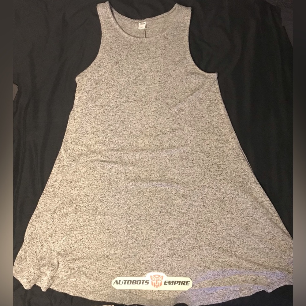 NWOT Vintage Womens OLD NAVY SL KNIT Heather Grey Dress SP beach rlpc rlx Lauren